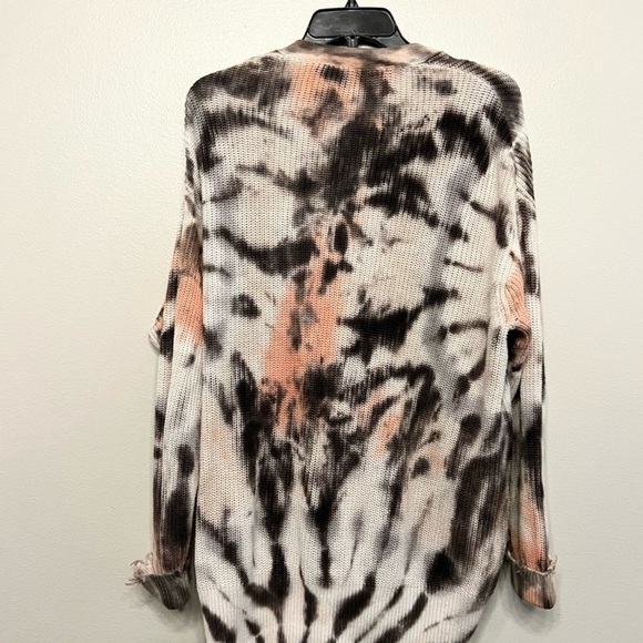 Young Fabulous & Broke Small Multicolor Tie-Dye Cardigan - Picture 8 of 8